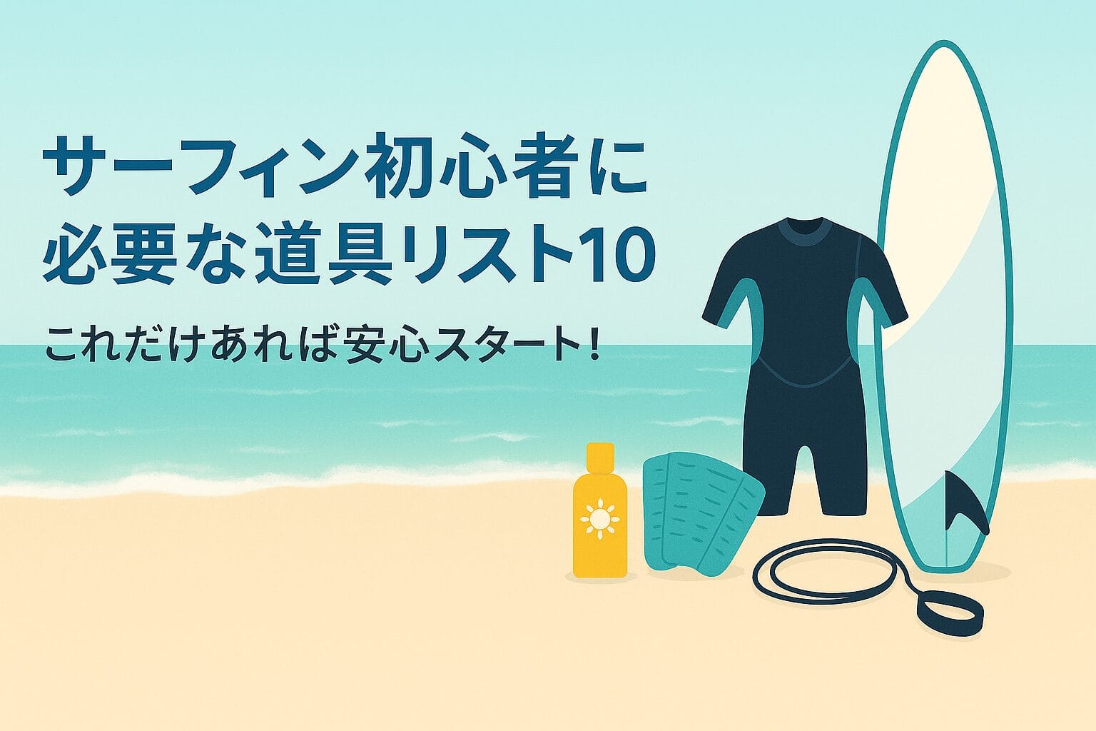 必要な道具と買う順番が分かる